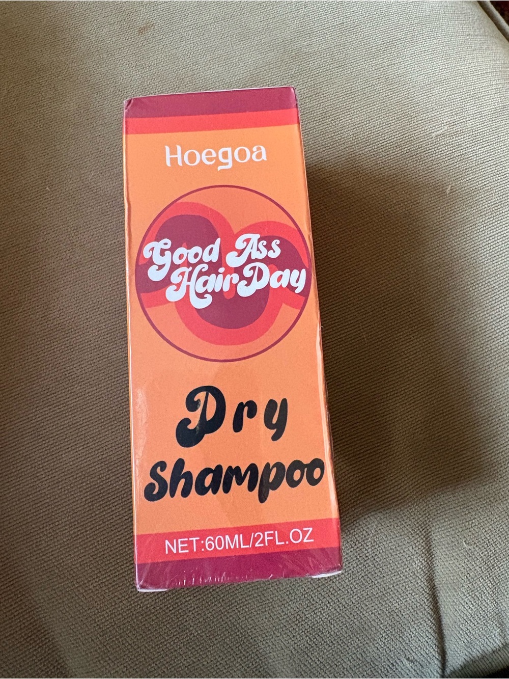 Hoegoa Good Ass Hair Day Dry Shampoo - Orange & Red Packaging